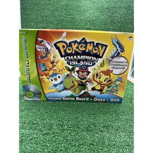 Pokemon Champion Island Board Game 2007 w/Game Board NO DISC Read‎ Description